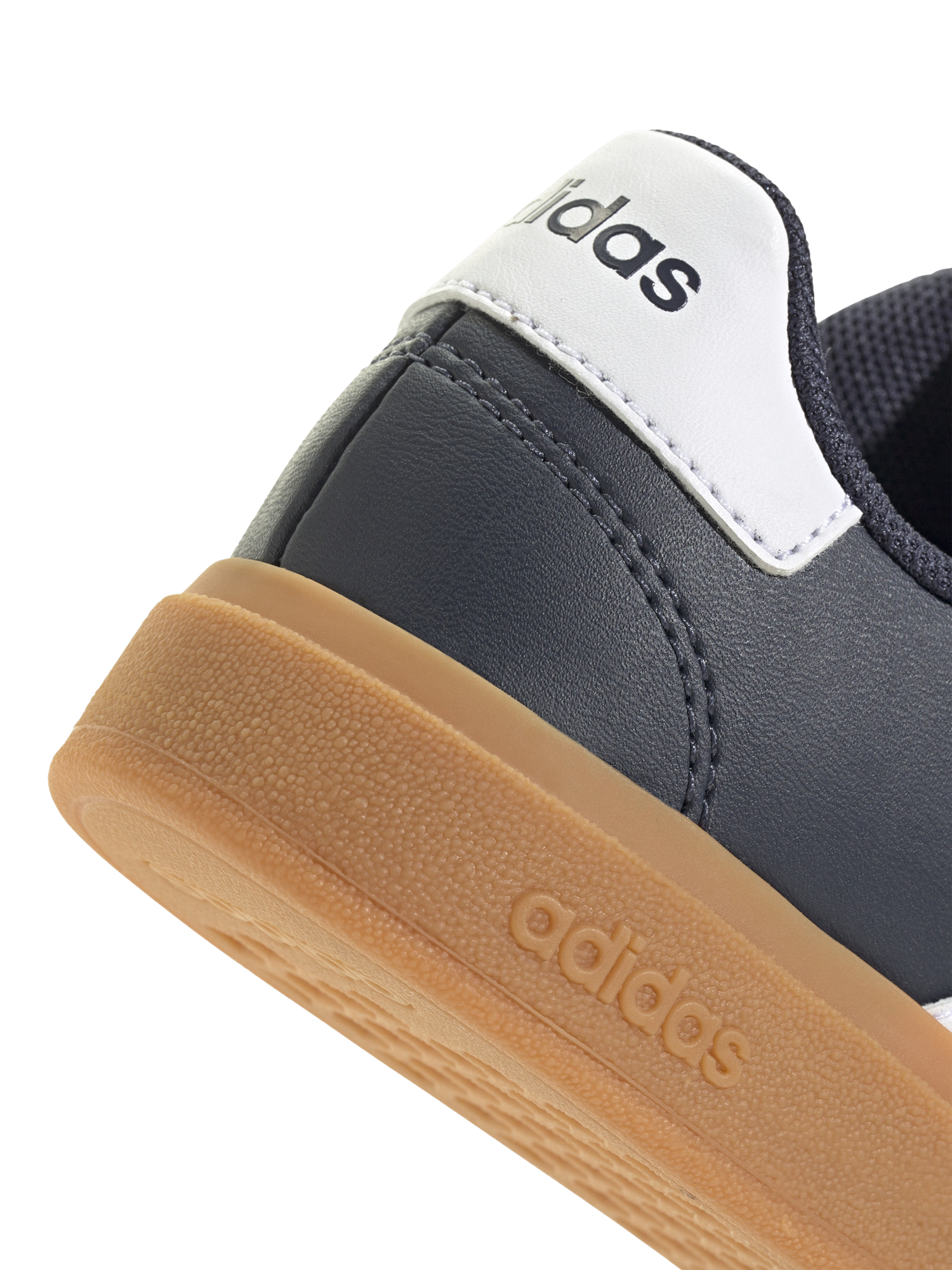 Product image 8 of 8, which shows adidas Kids' Grand Court Trainers, Navy/White, 3