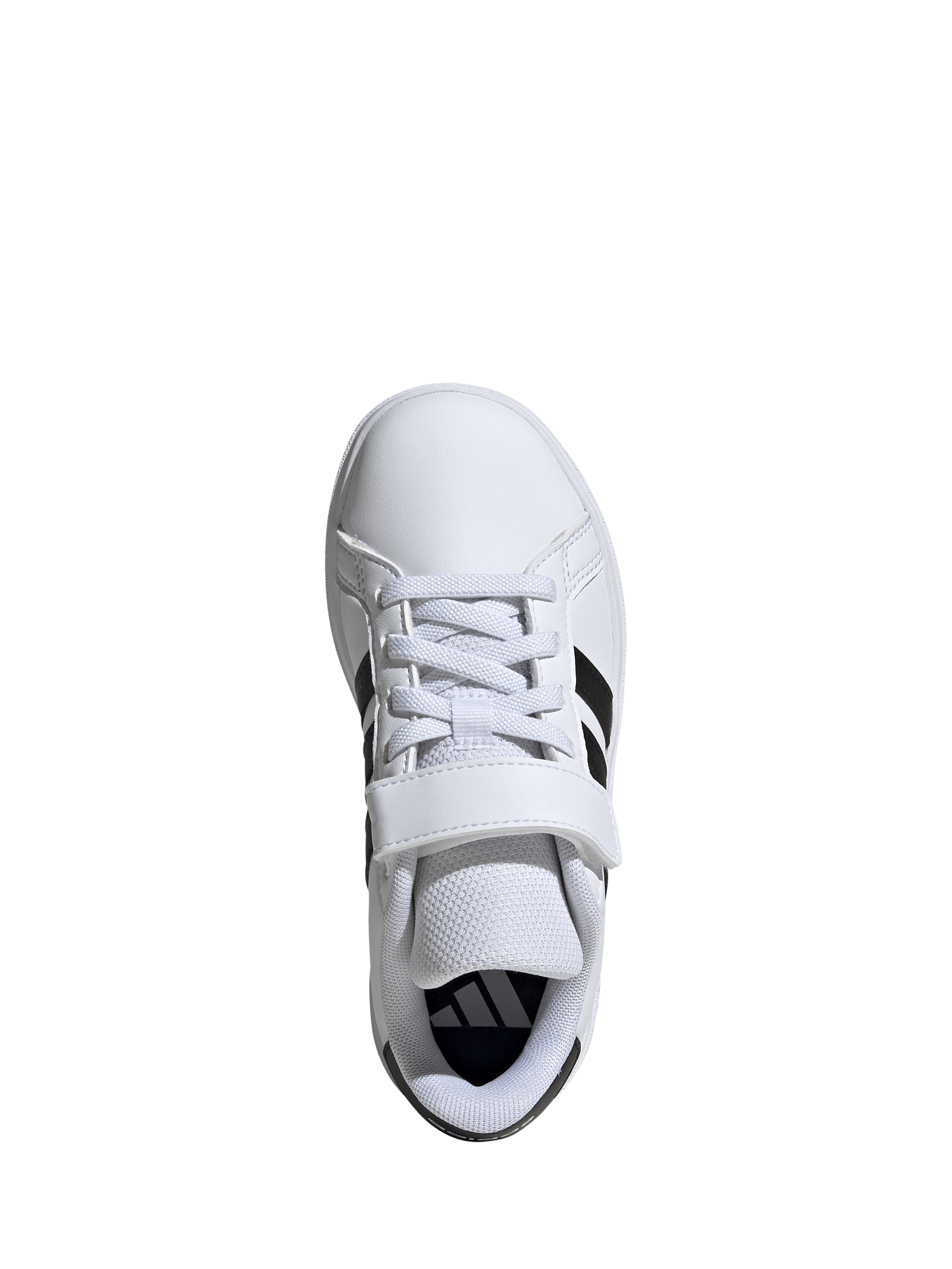 Product image 2 of 6, which shows adidas Kids' Grand Court Trainers, White/Black, 10 Jnr