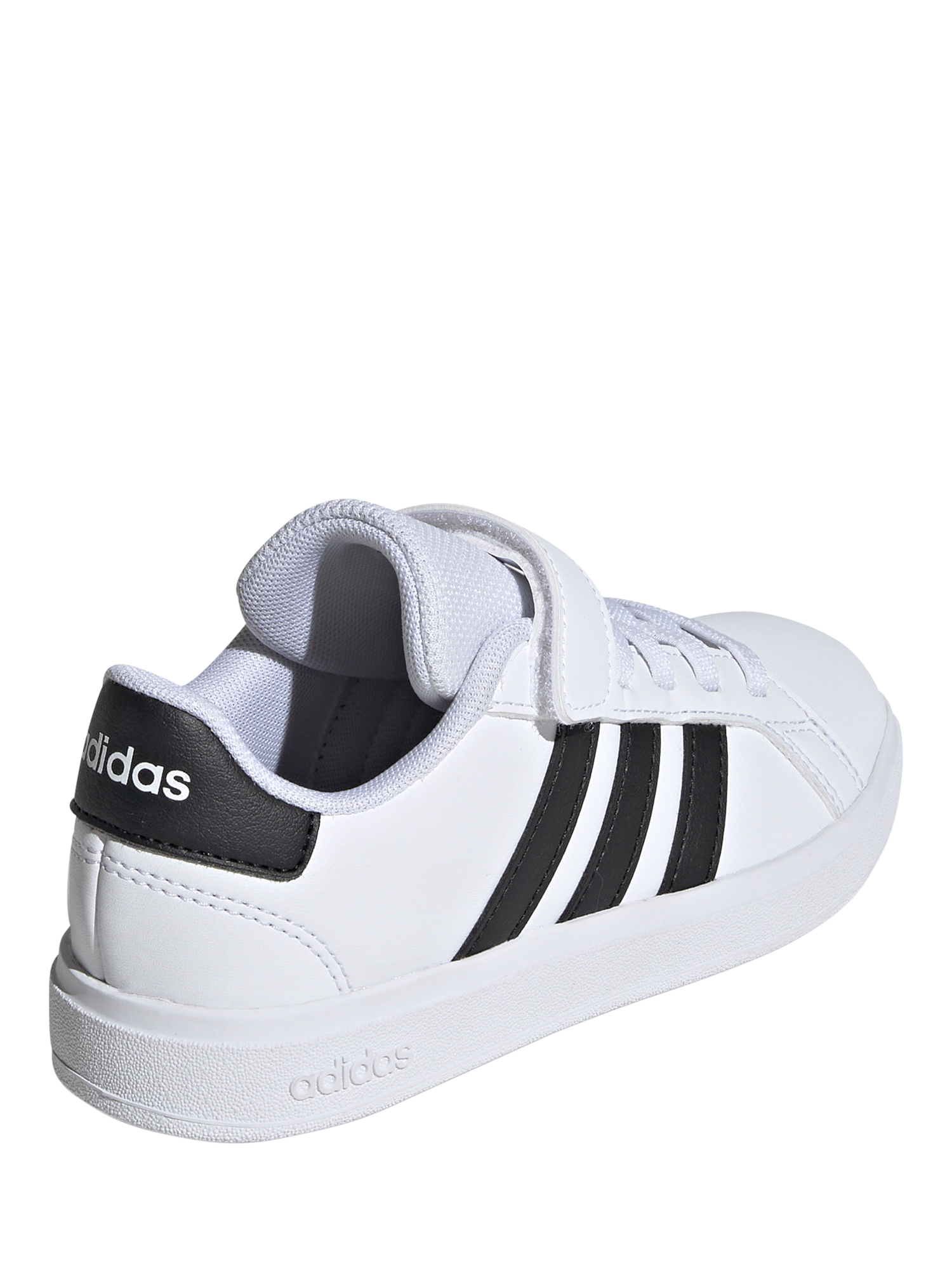 Product image 6 of 6, which shows adidas Kids' Grand Court Trainers, White/Black, 10 Jnr