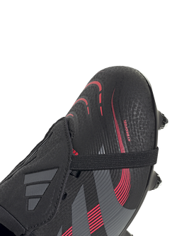 adidas Kids' Predator League Football Boots, Black/Grey - view 2, Black/Grey