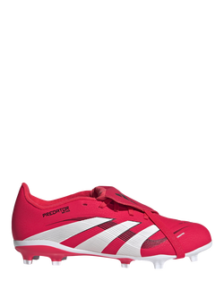 adidas Kids' Predator League Football Boots, Red/White, Red/White