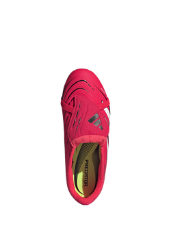 adidas Kids' Predator League Football Boots, Red/White - view 2, Red/White