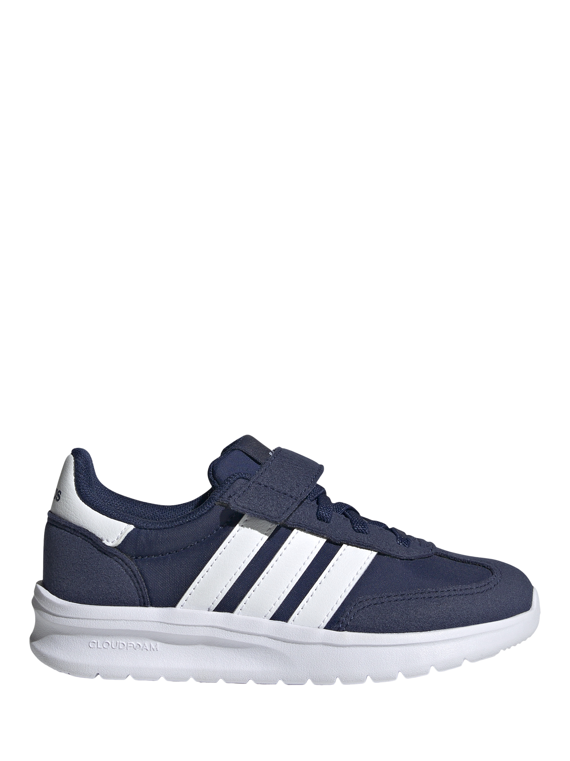 Product image 1 of 5, which shows adidas Kids' Run 70s Trainers, Navy/White, 1