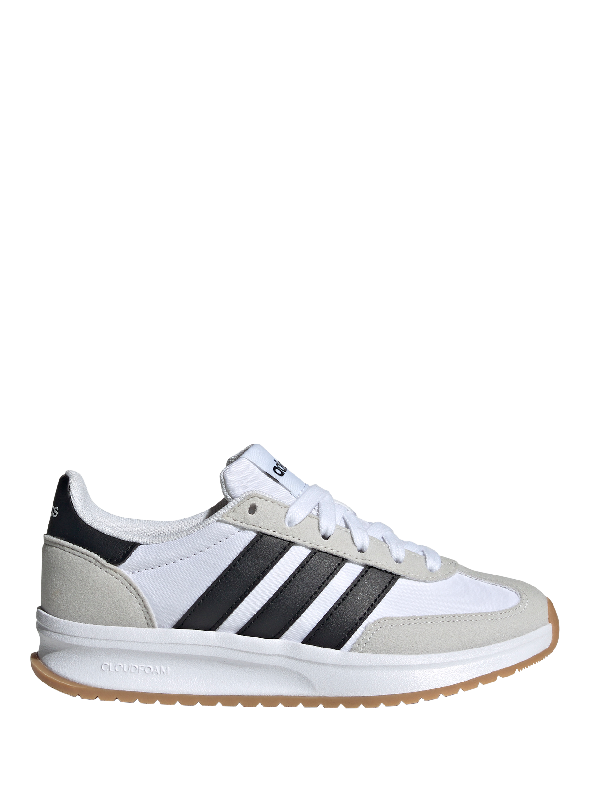 Product image 1 of 5, which shows adidas Kids' Run 70s Trainers, Grey/Black, 3