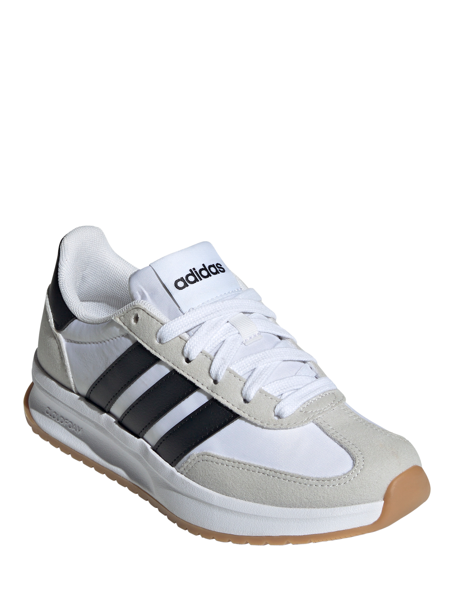 Product image 4 of 5, which shows adidas Kids' Run 70s Trainers, Grey/Black, 3