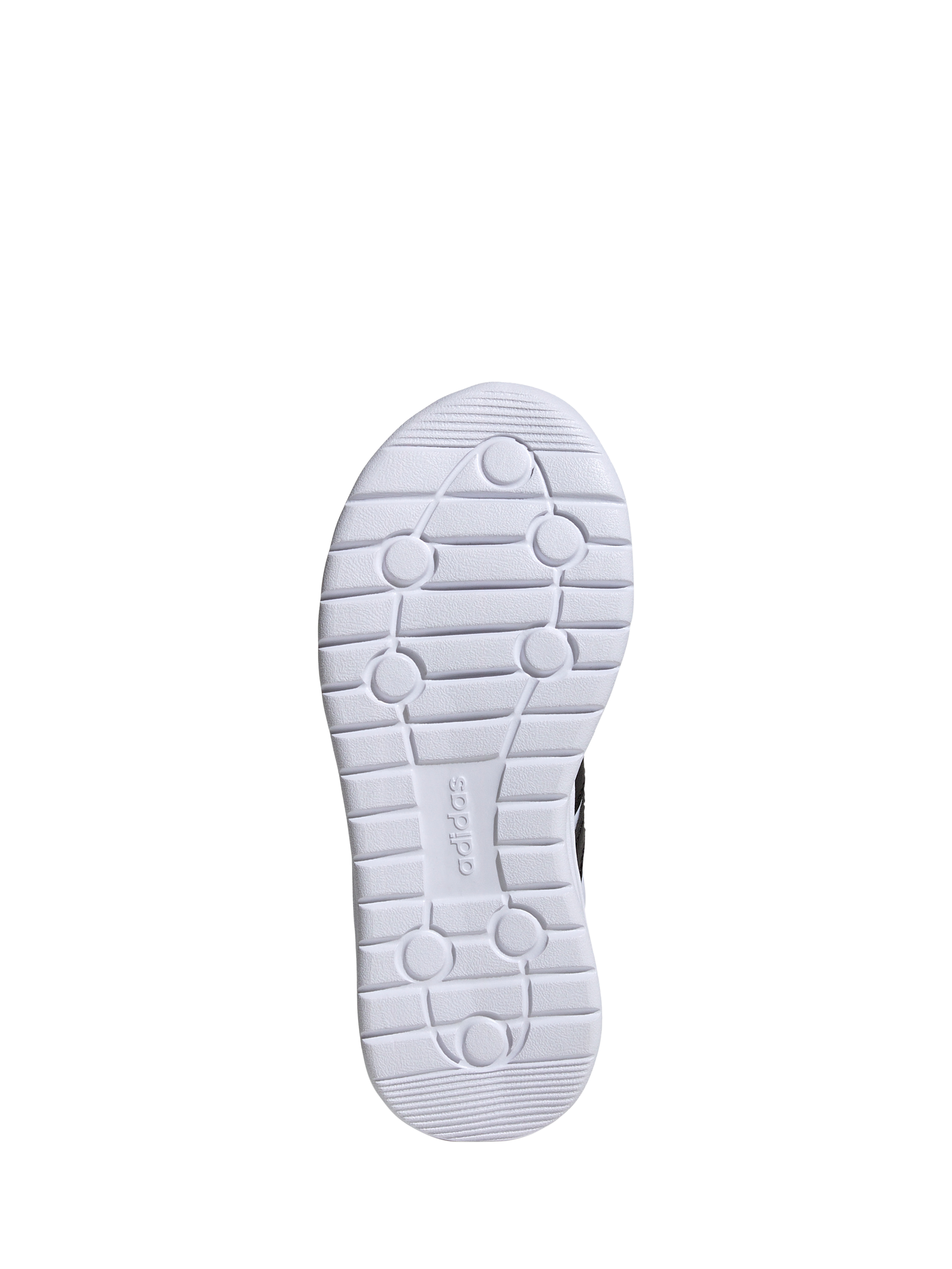 Product image 3 of 5, which shows adidas Kids' Run 70s Rip-Tape Cloudfoam Trainers, Grey/Black, 1