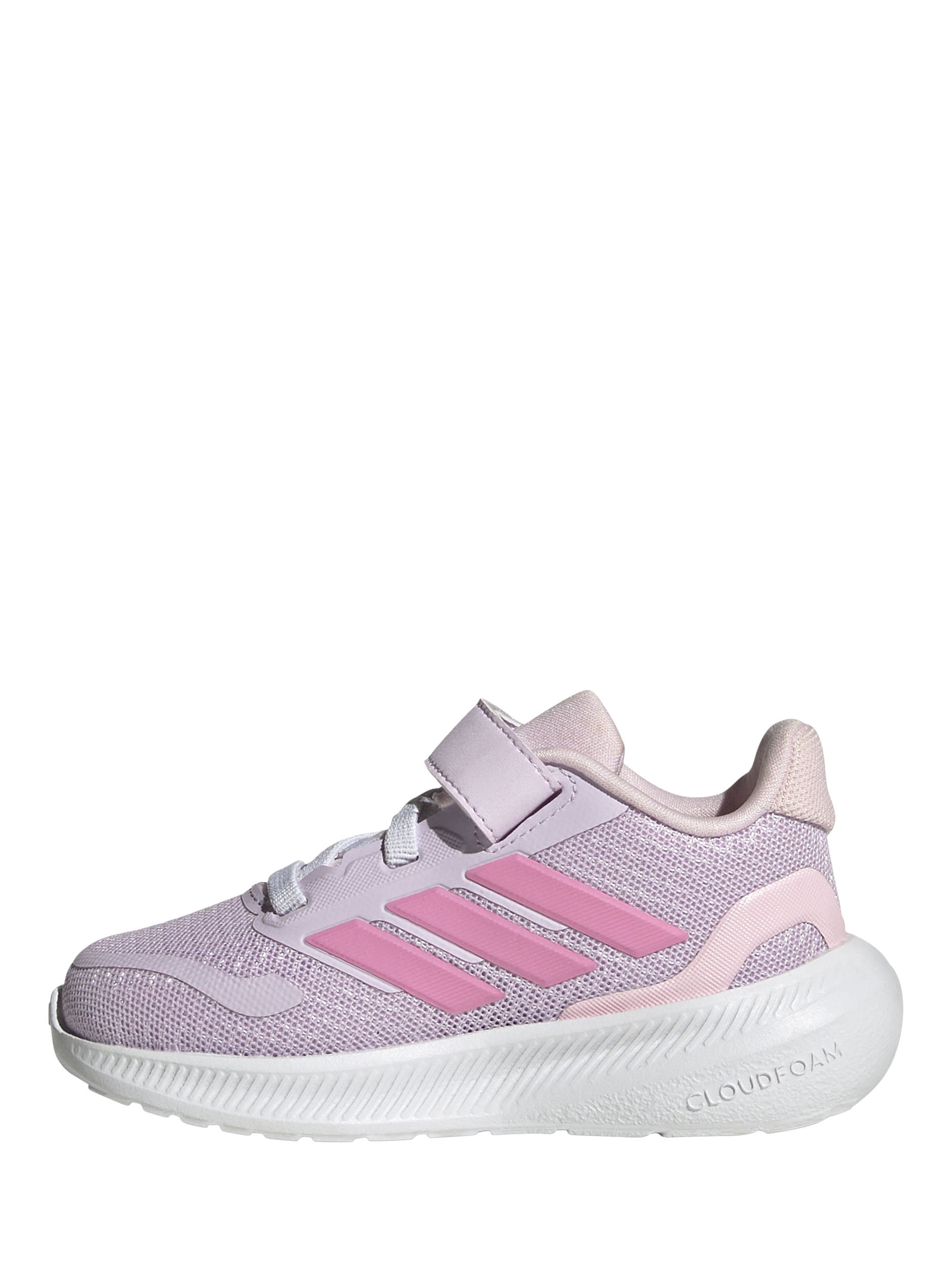 Product image 4 of 5, which shows adidas Kids' Run Falcon Trainers, Lavender/White, 3 Jnr
