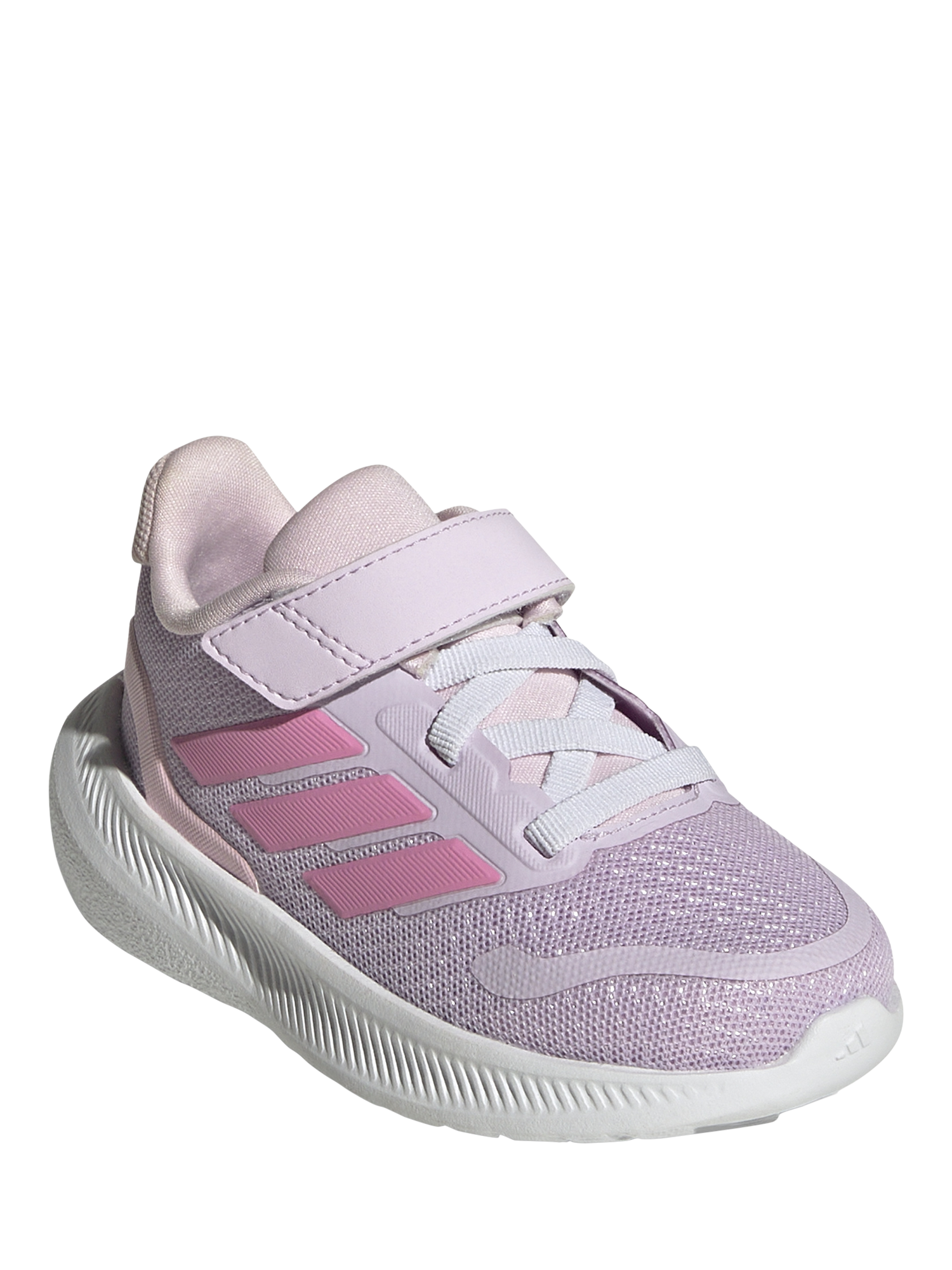 Product image 5 of 5, which shows adidas Kids' Run Falcon Trainers, Lavender/White, 3 Jnr