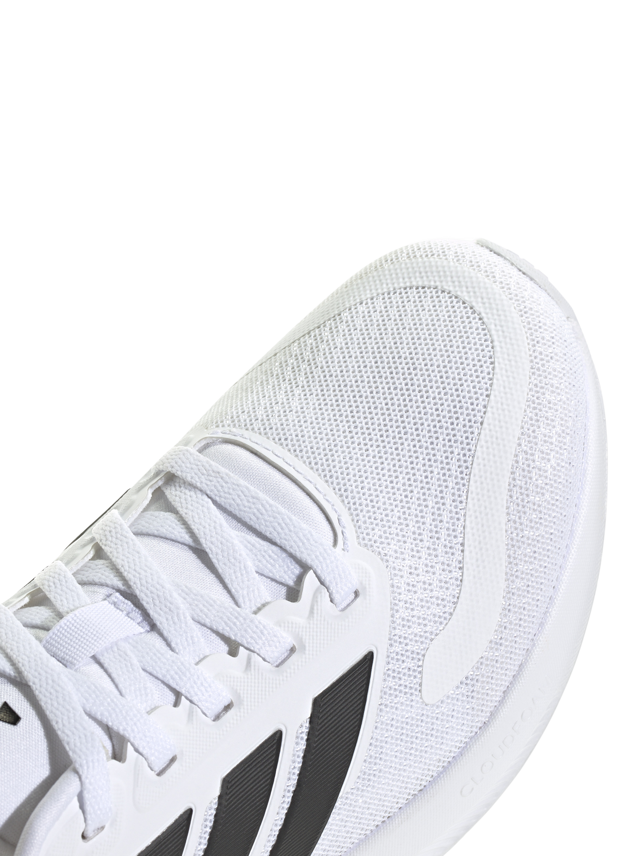 Product image 2 of 5, which shows adidas Kids' Falcon Running Shoes, White/Black, 3