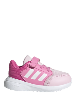 adidas Kids' Tensaur Run Trainers, Pink/White, Pink/White