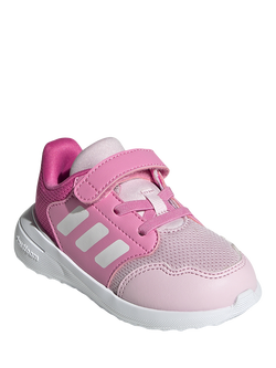 adidas Kids' Tensaur Run Trainers, Pink/White - view 2, Pink/White