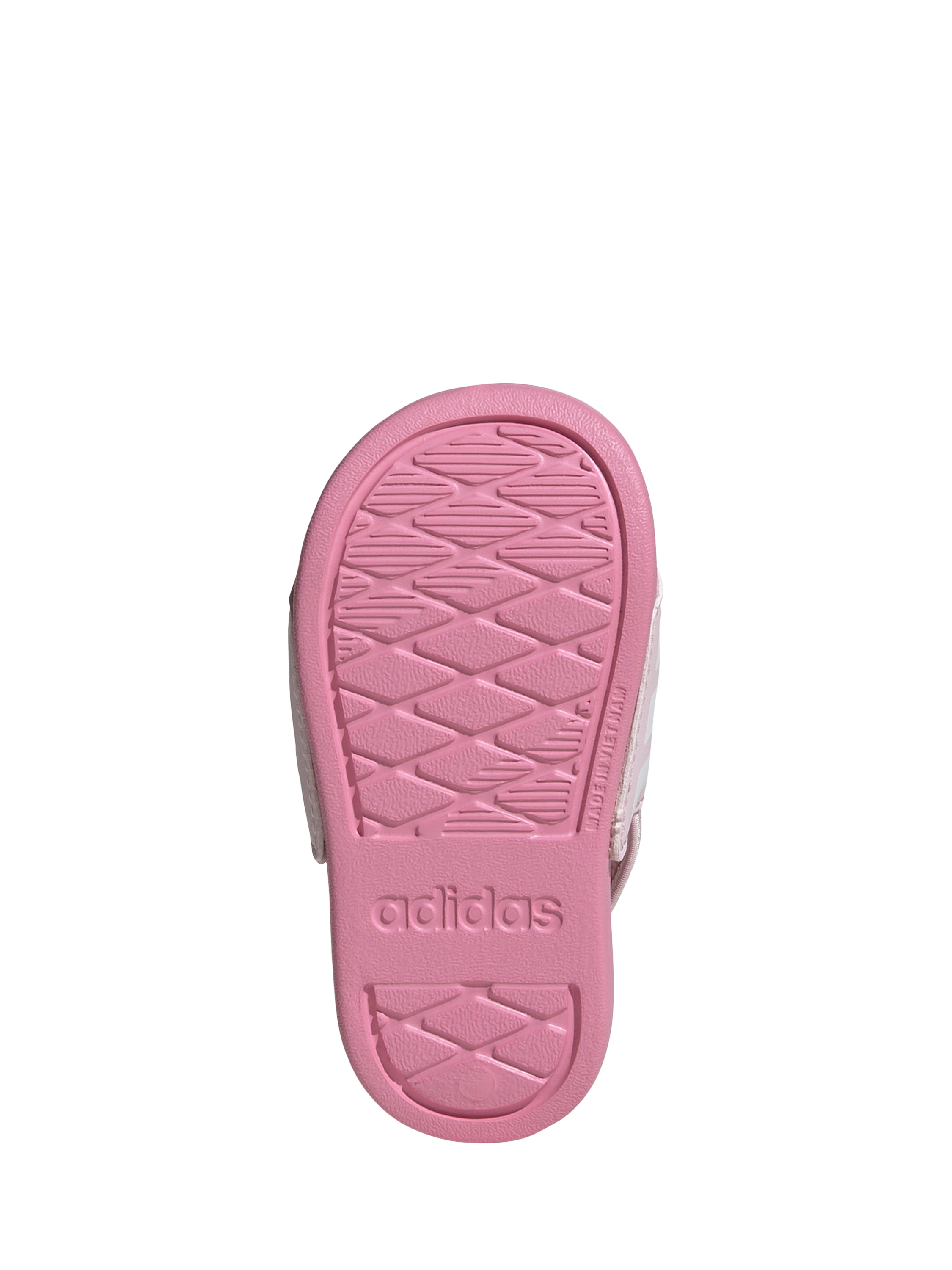 Product image 3 of 5, which shows adidas Kids' Adilette Strap Sliders, Pink/White, 3 Jnr