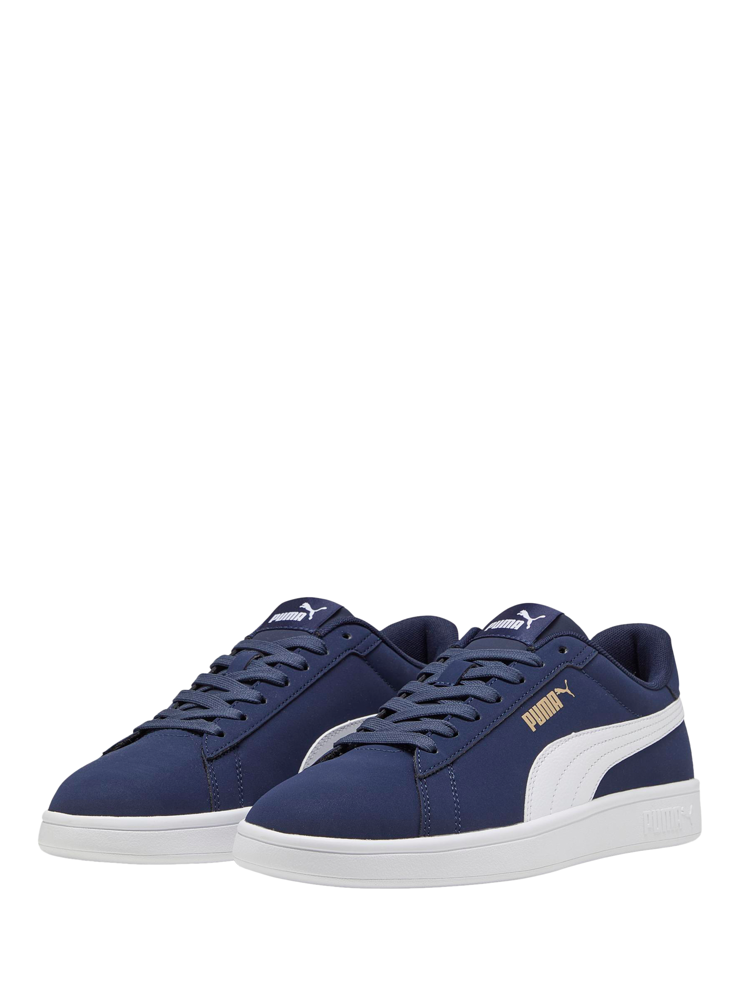 Product image 2 of 6, which shows PUMA Smash 3.0 Suede Lace Up Trainers, Navy, 7