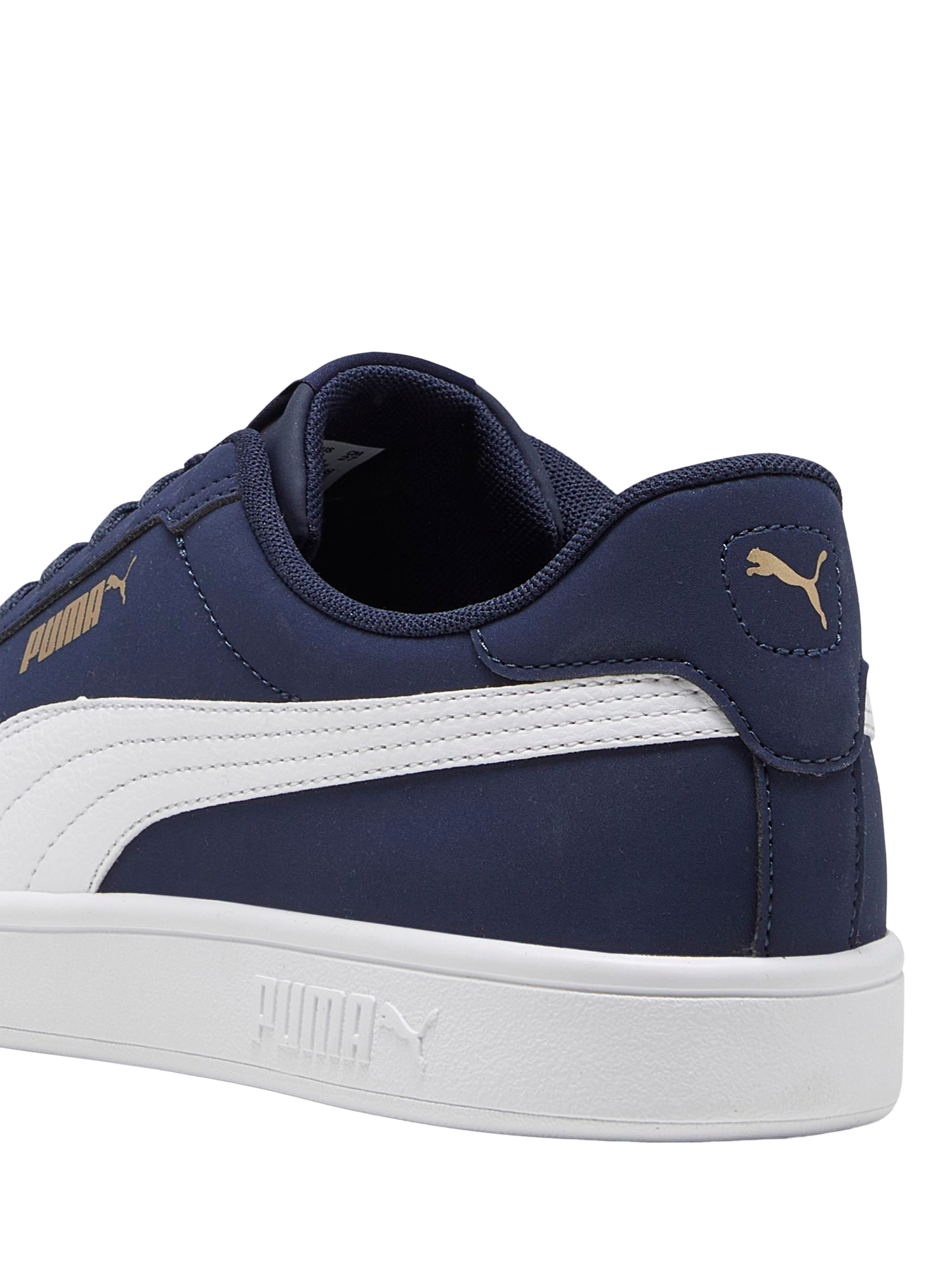 Product image 3 of 6, which shows PUMA Smash 3.0 Suede Lace Up Trainers, Navy, 7
