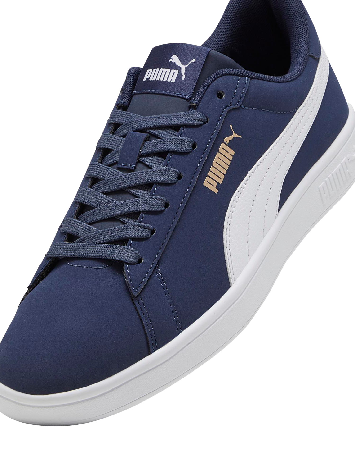 Product image 6 of 6, which shows PUMA Smash 3.0 Suede Lace Up Trainers, Navy, 7
