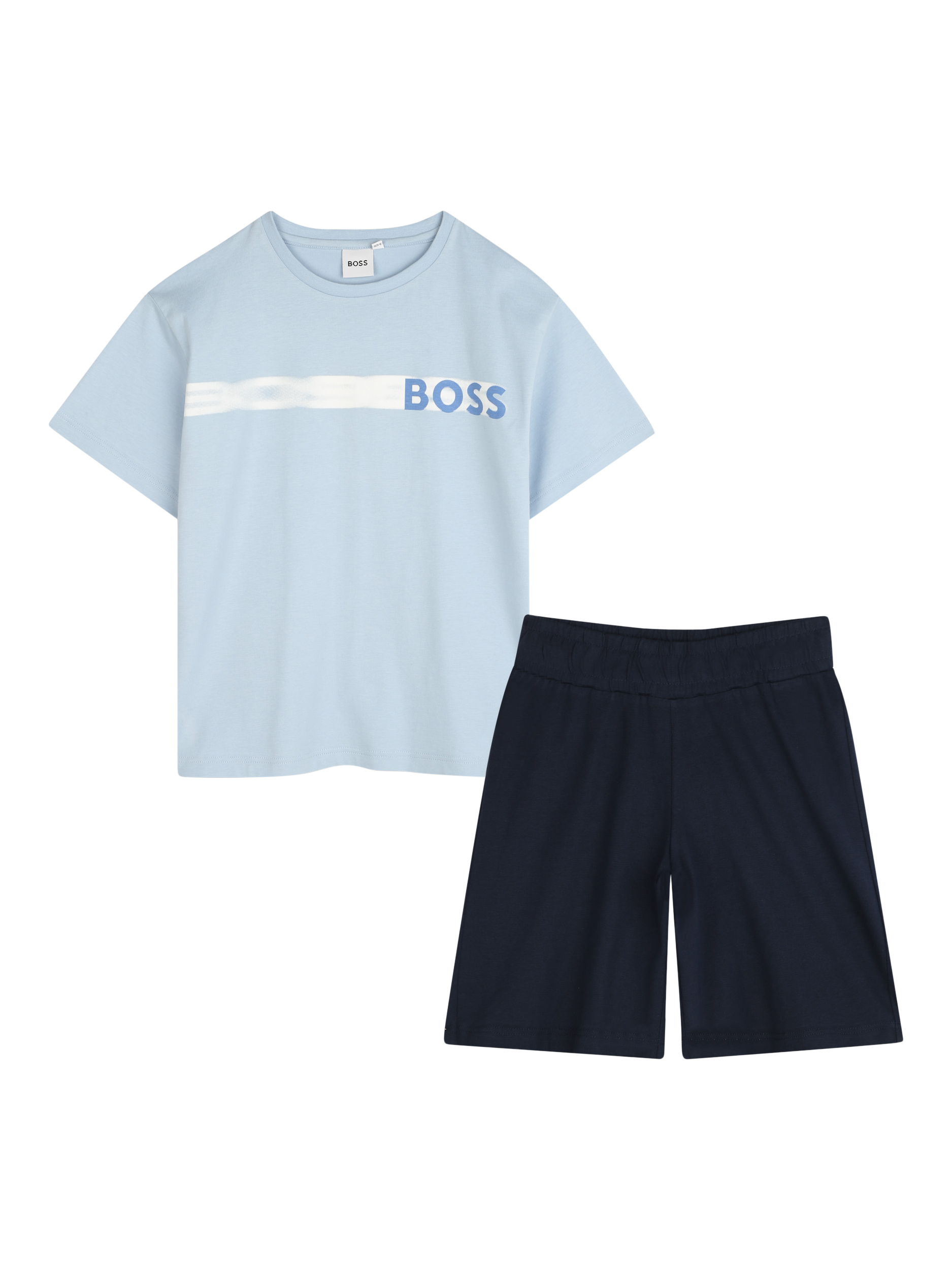 Product image 1 of 2, which shows HUGO BOSS Kids' Pyjamas, Persian Blue/Navy, 4 years