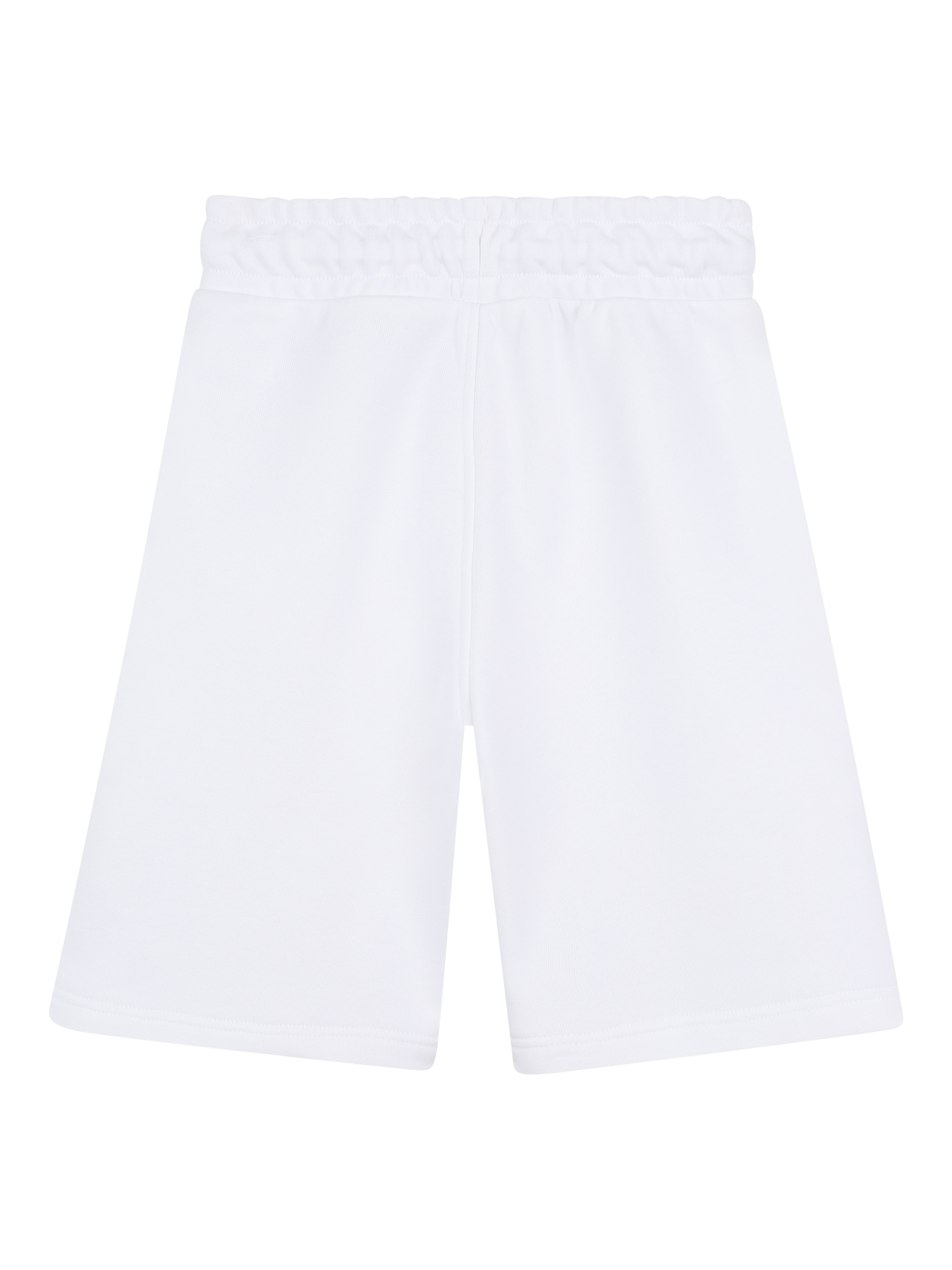Product image 2 of 2, which shows HUGO BOSS Kids' Cotton Blend Drawstring Shorts, White, 4 years