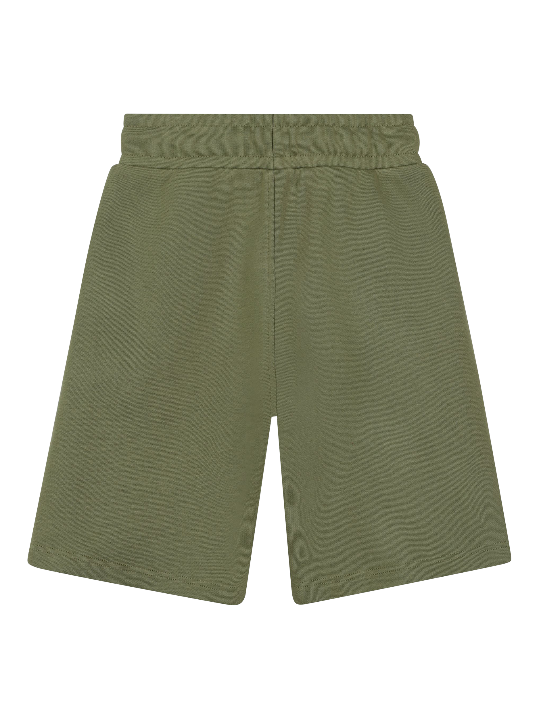 Product image 2 of 2, which shows HUGO BOSS Kids' Cotton Blend Drawstring Shorts, Dark Green, 4 years