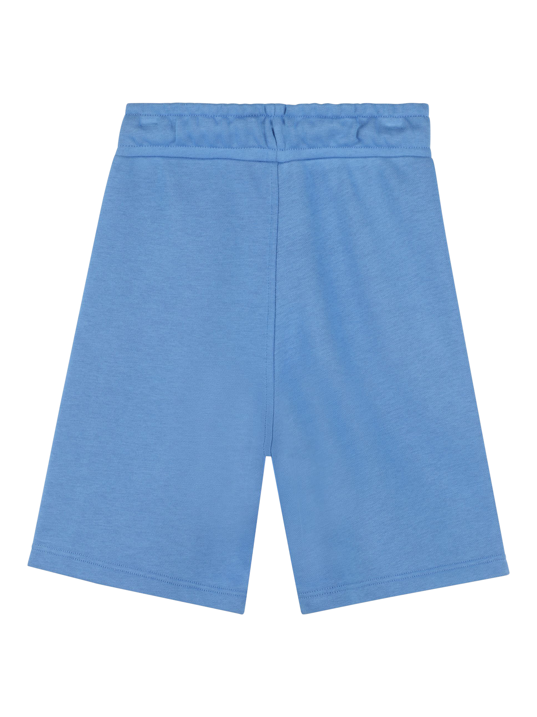 Product image 2 of 2, which shows BOSS Kids' Cotton Fleece Jogger Shorts, Blue, 4 years