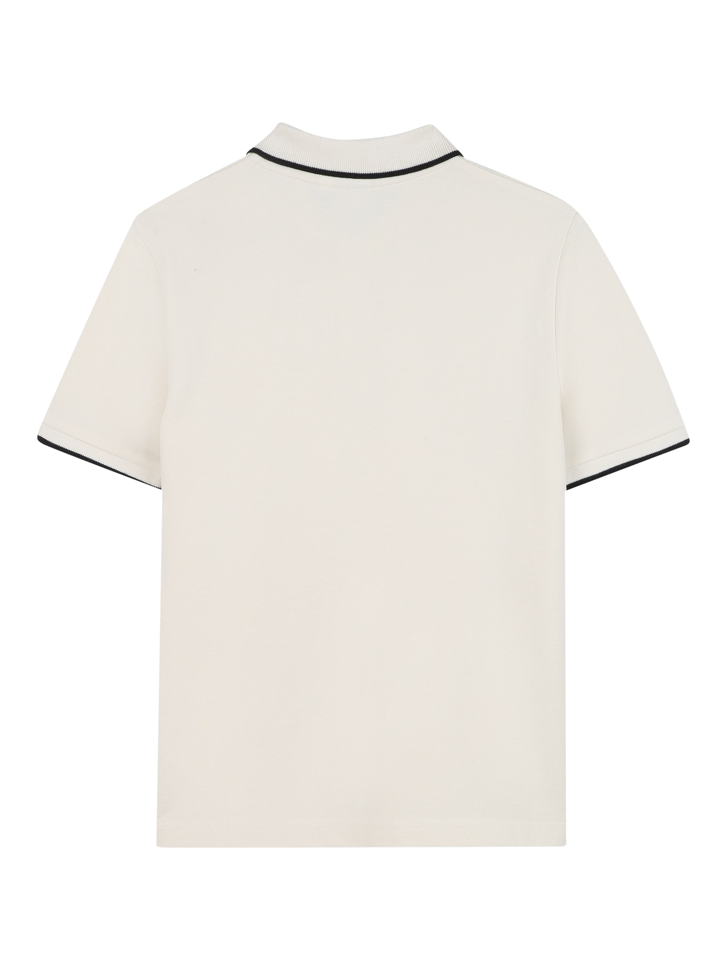 Product image 2 of 2, which shows BOSS Kids' Cotton Piqué Tipped Polo Shirt, Sand, 5 years
