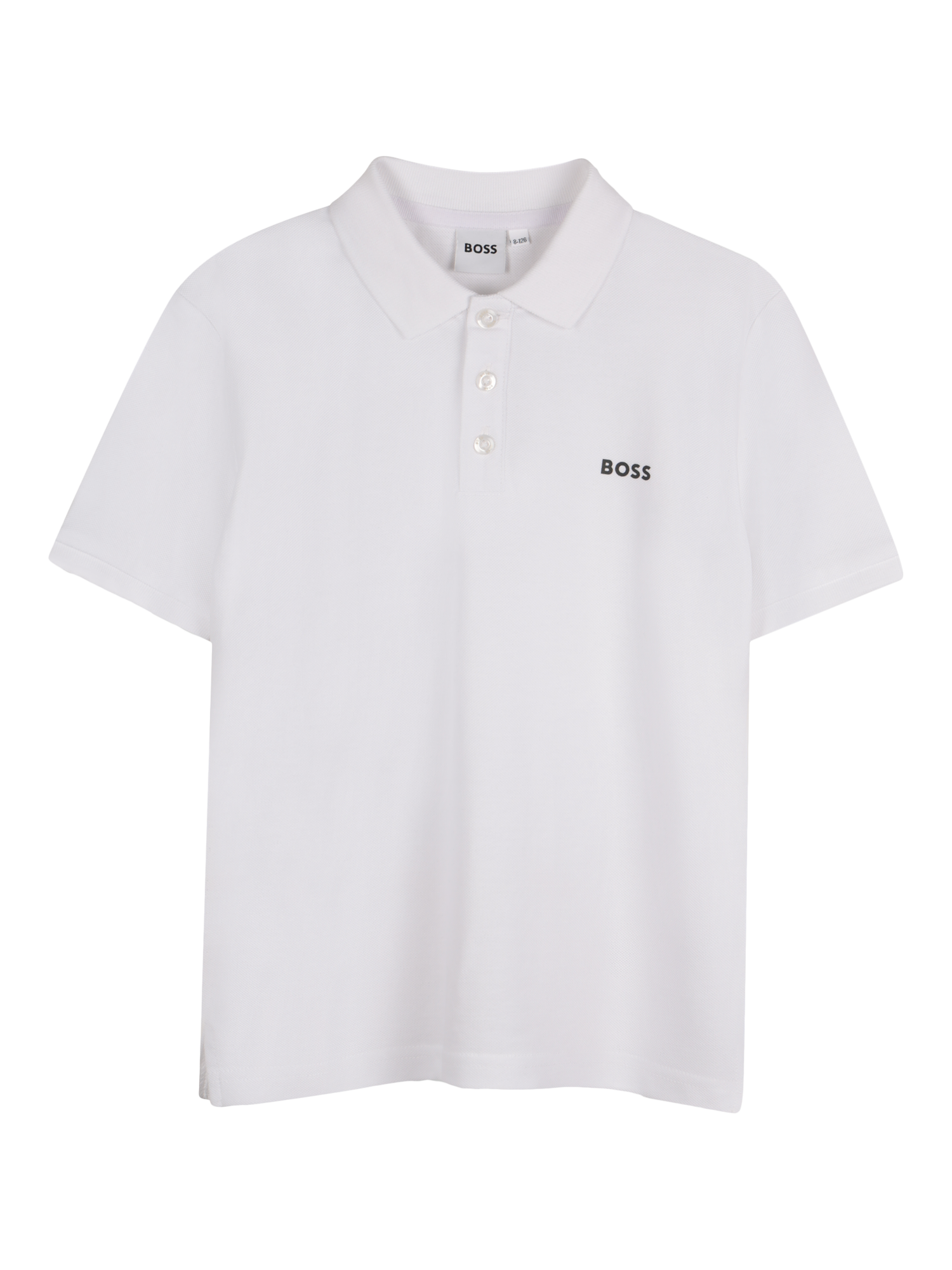 Product image 1 of 2, which shows HUGO BOSS BOSS Kids' Polo Shirt, White, 5 years