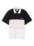 HUGO BOSS BOSS Kids' Colourblock Striped Polo Shirt, Black