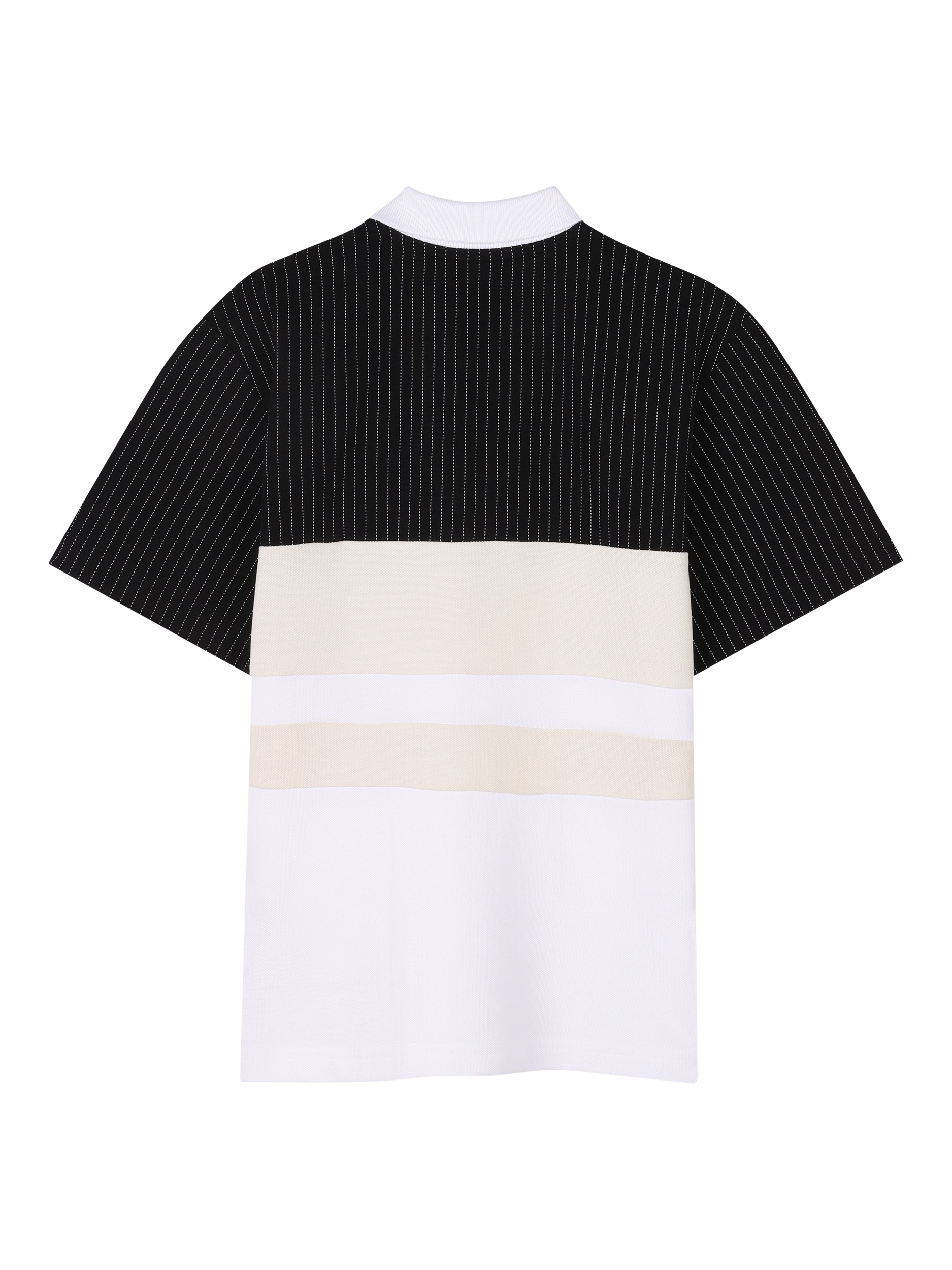 Product image 2 of 2, which shows HUGO BOSS BOSS Kids' Colourblock Striped Polo Shirt, Black, 4 years
