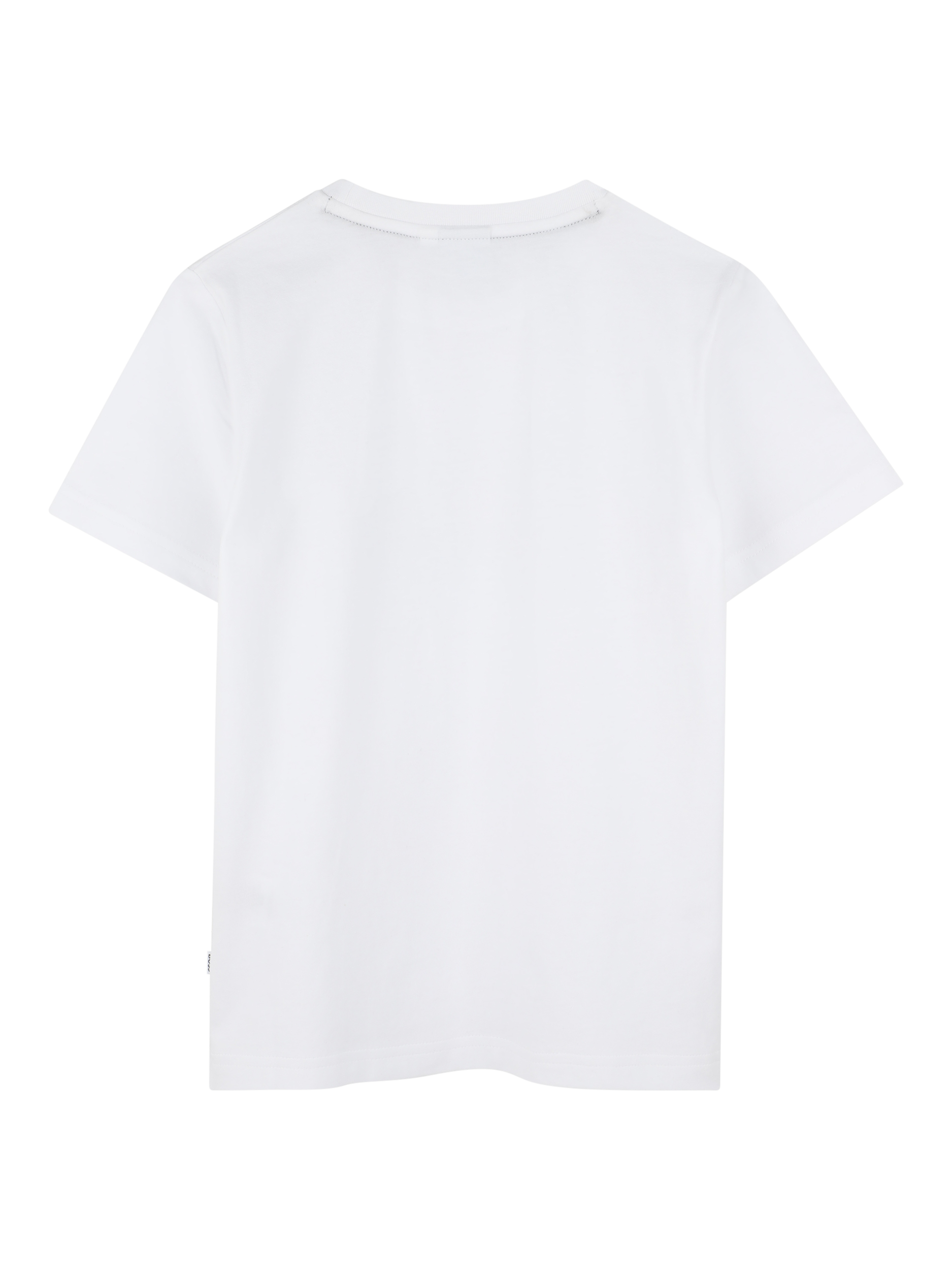 Product image 2 of 2, which shows BOSS Kids' Logo Slim Fit T-Shirt, White, 4 years