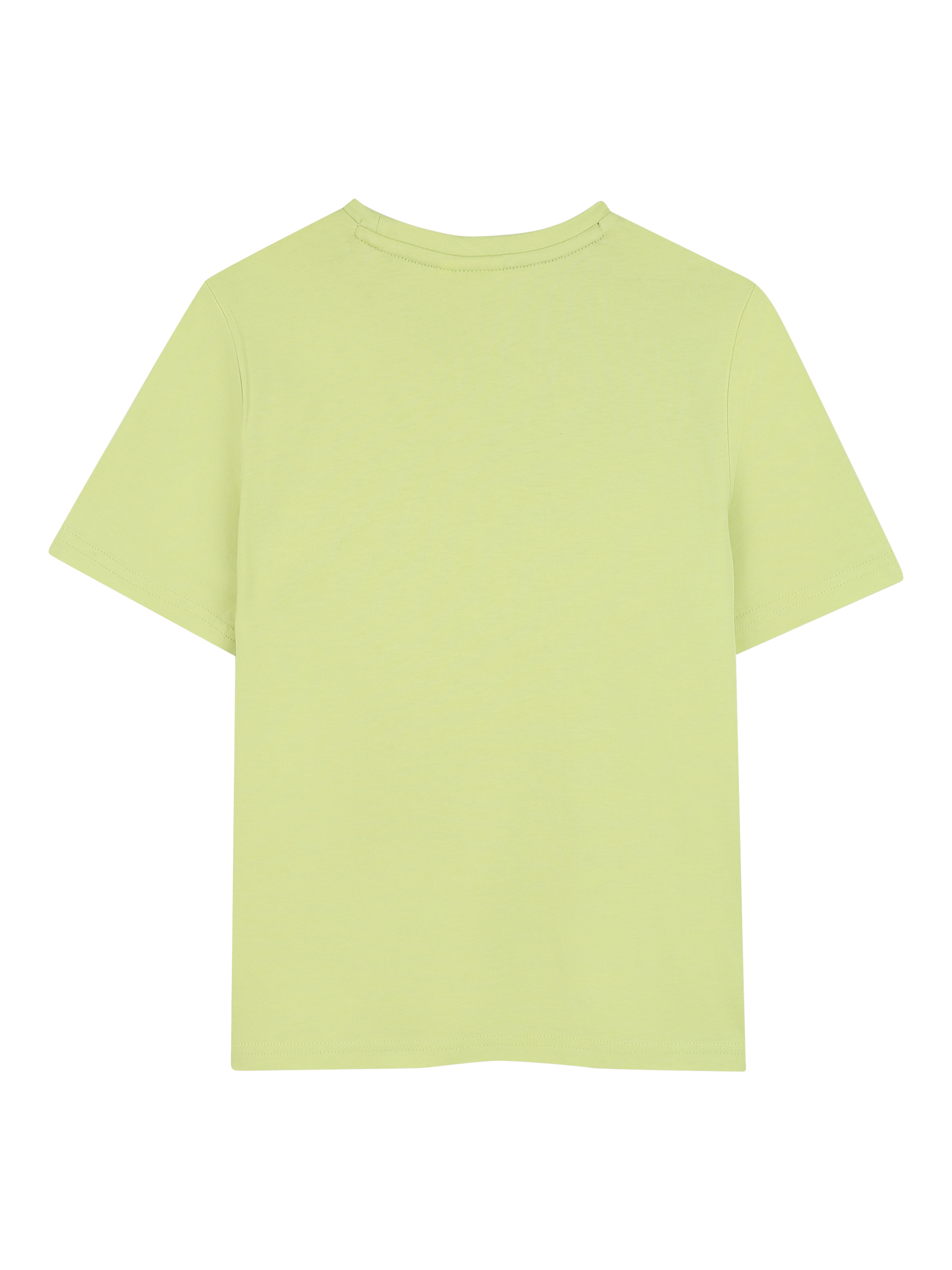 Product image 2 of 2, which shows BOSS Kids' Multi Logo T-Shirt, Lime, 4 years