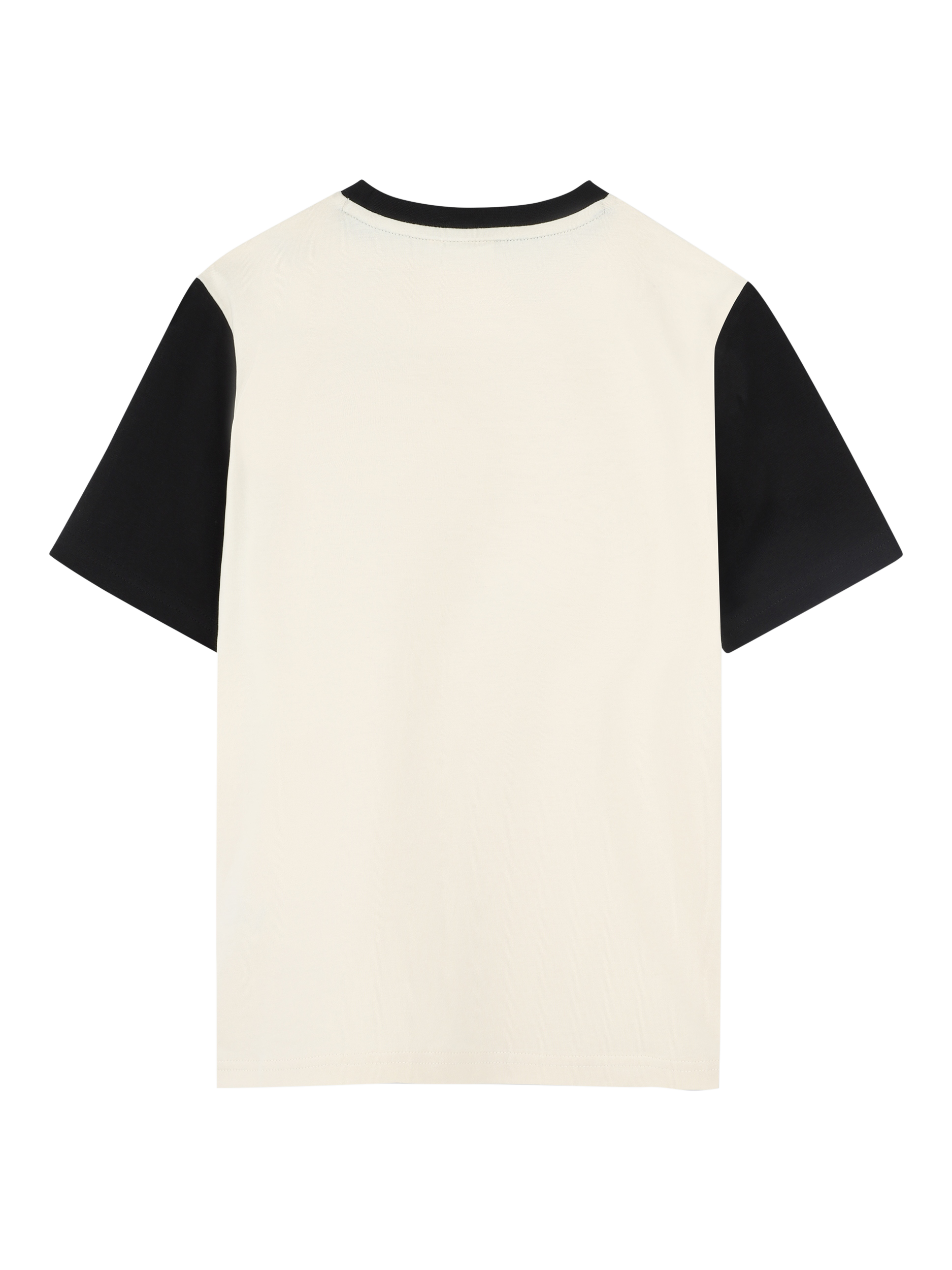 Product image 2 of 2, which shows BOSS Kids' Tri-Colour Cotton T-Shirt, Sand, 4 years
