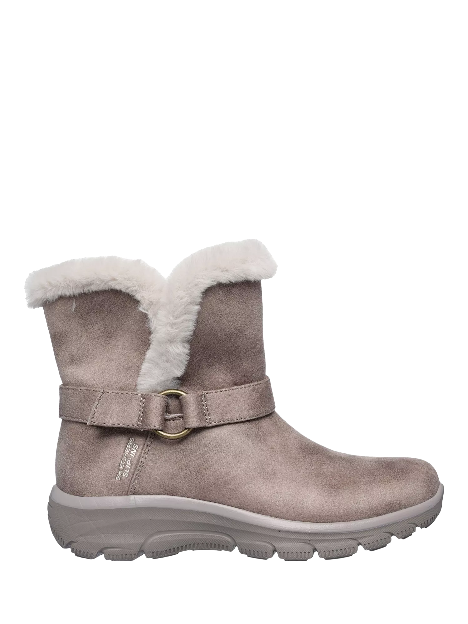 Skechers Relaxed Fit Easy Going Dreamers Move Ankle Boots Taupe