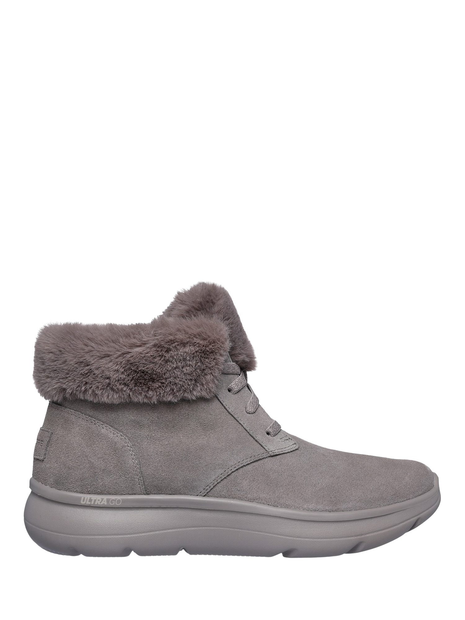 Skechers On The GO Joy Cozy Haven Suede Ankle Boots Taupe