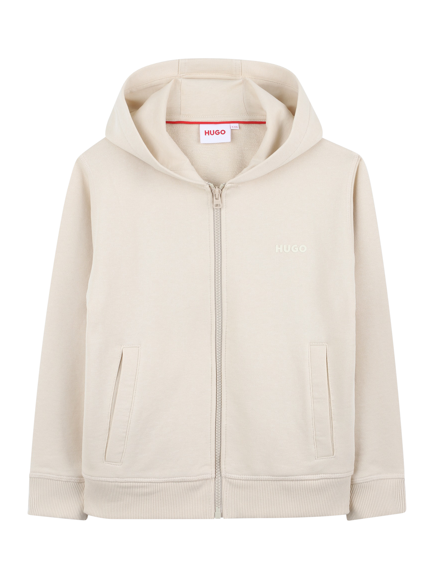 Product image 1 of 2, which shows HUGO BOSS Kids' Hoodie, Stone, 10 years