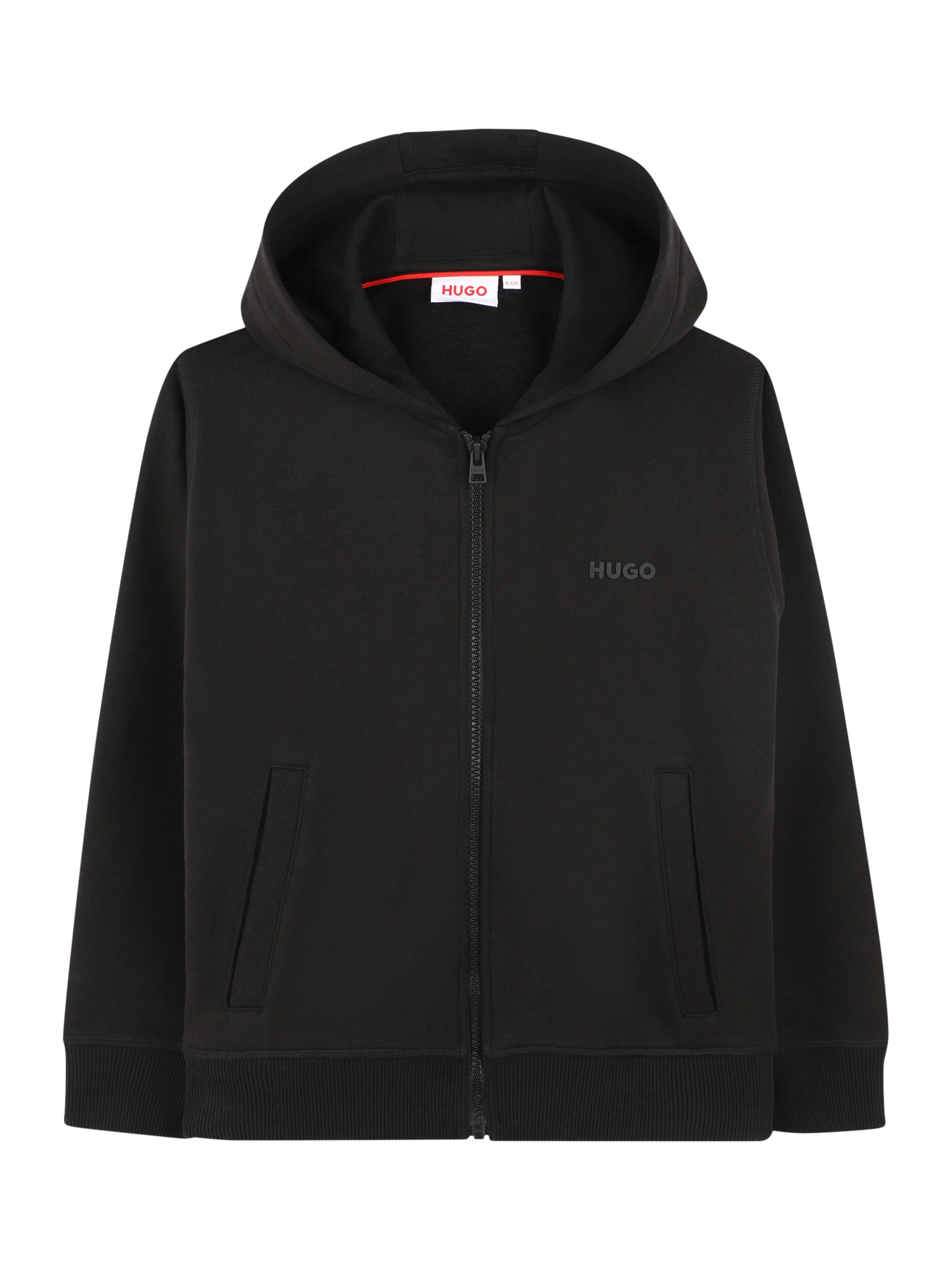 BOSS Kids' Zipped Hoodie, Black
