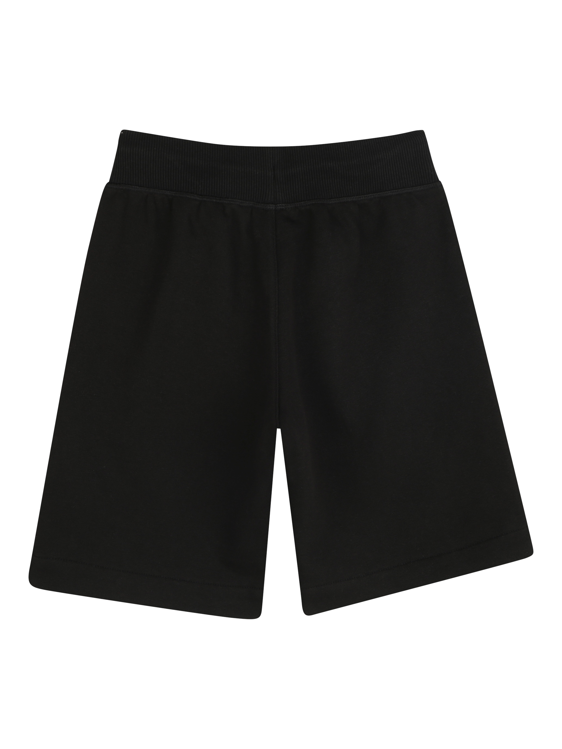 Product image 2 of 2, which shows HUGO BOSS Kids' Cotton Blend Drawstring Shorts, Black, 4 years