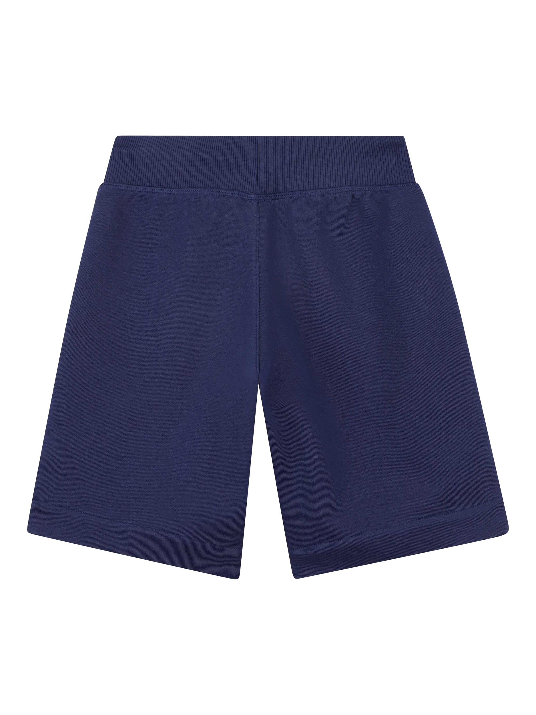 Product image 2 of 2, which shows HUGO BOSS Kids' Cotton Blend Drawstring Shorts, Medieval Blue, 6 years