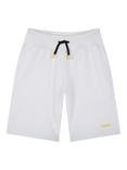 HUGO BOSS Kids' Cotton Blend Drawstring Shorts, White