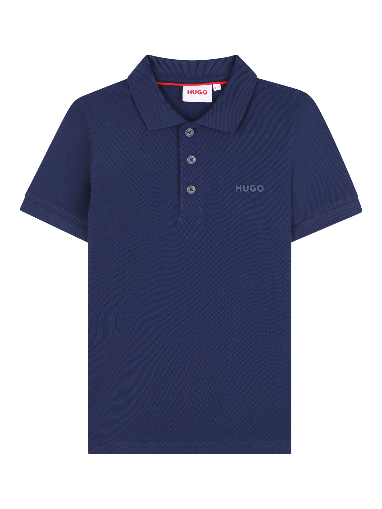 Product image 1 of 2, which shows HUGO BOSS Kids' Polo Shirt, Medieval Blue, 4 years