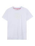 HUGO BOSS Kids' Cotton Crew Neck T-Shirt, White