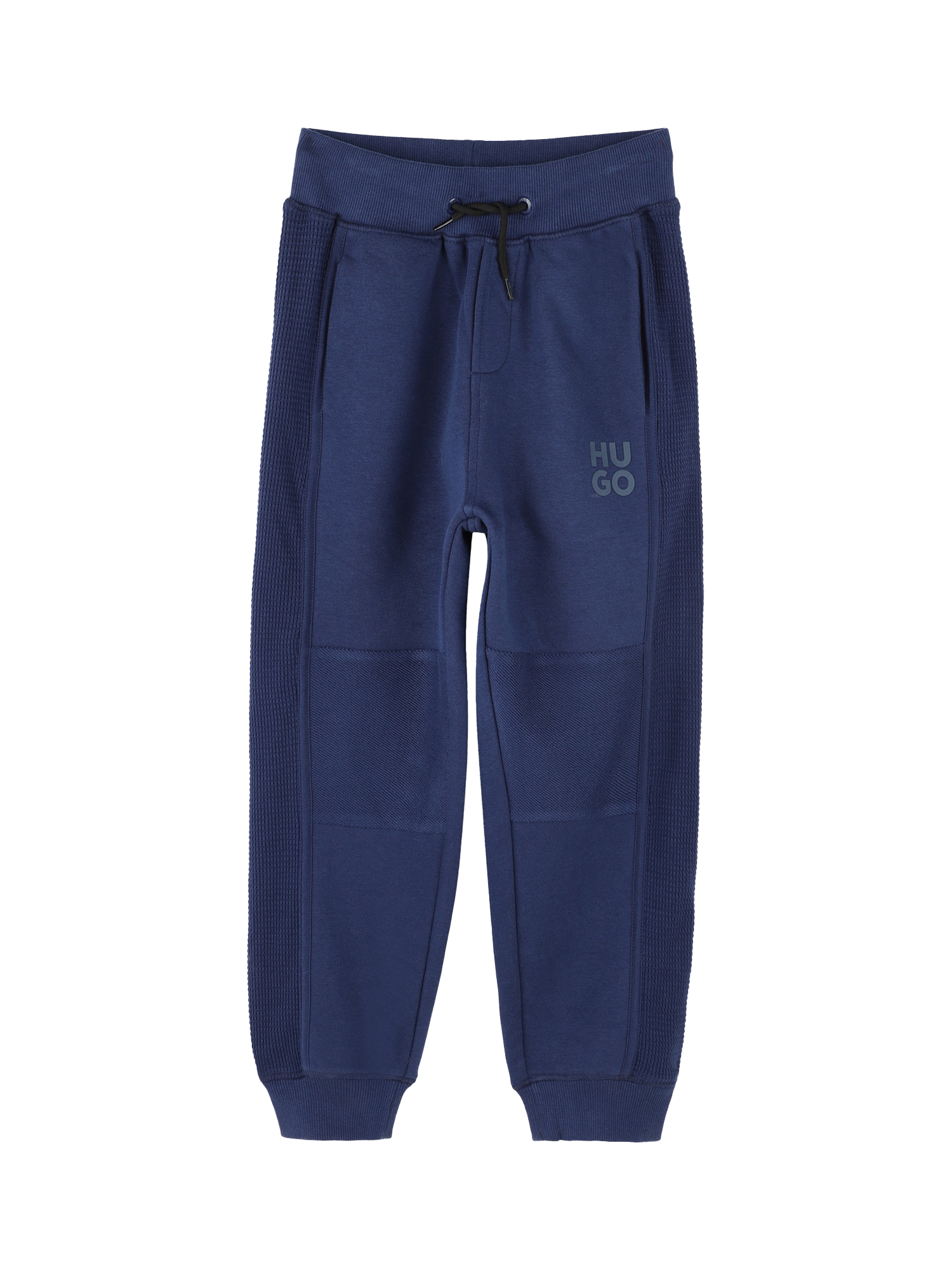 Product image 1 of 2, which shows HUGO BOSS Kids' Track Jogging Bottoms, Medieval Blue, 4 years