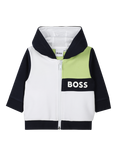 HUGO BOSS Baby Colourblock Hoodie, Navy