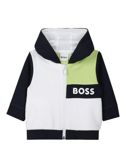BOSS Baby Colour Block Hoodie, Navy, Navy