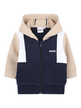 HUGO BOSS Baby Colourblock Hoodie, Navy