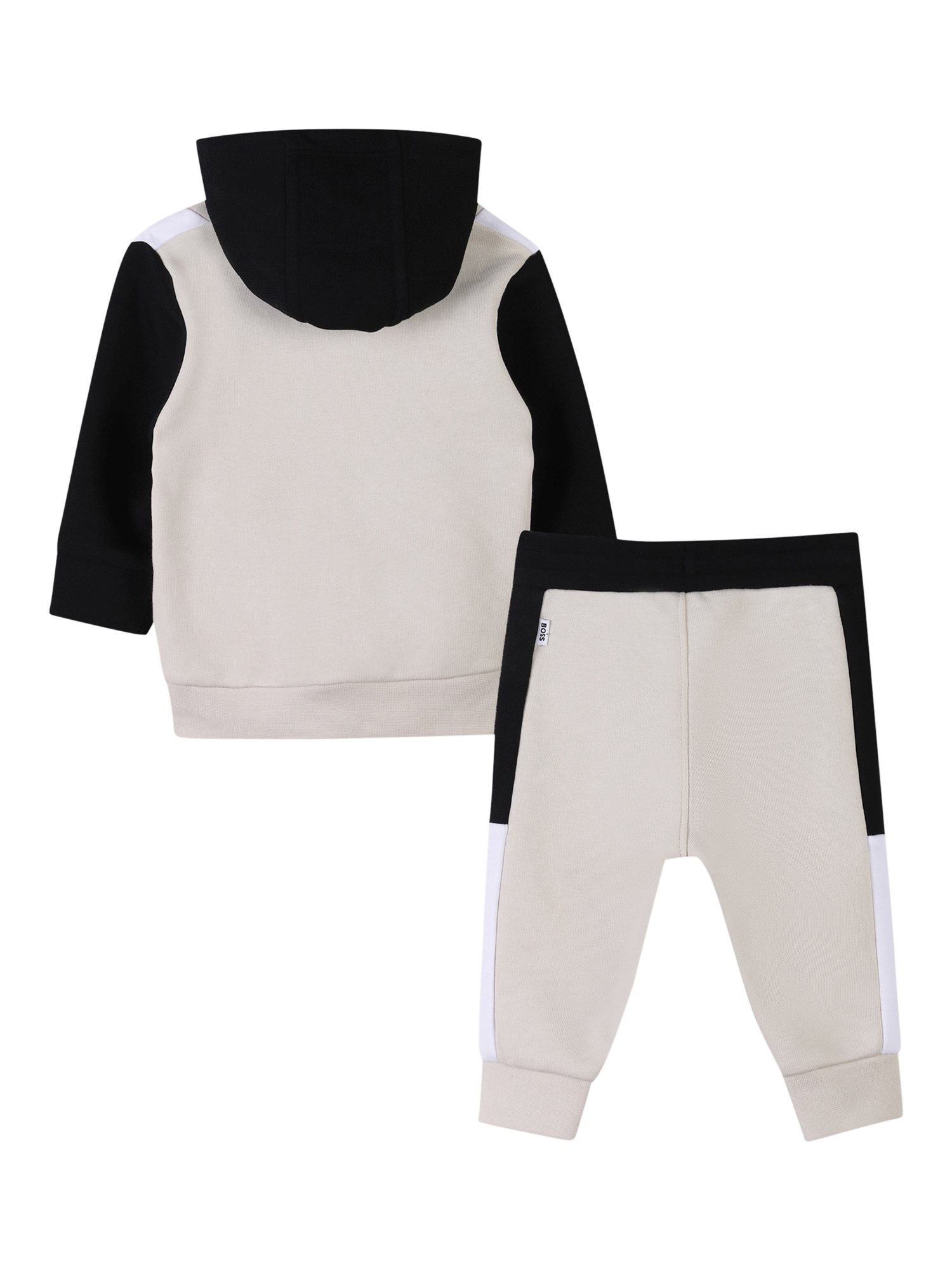 Product image 2 of 2, which shows HUGO BOSS Baby Tracksuit Set, Sand/Multi, 2 years