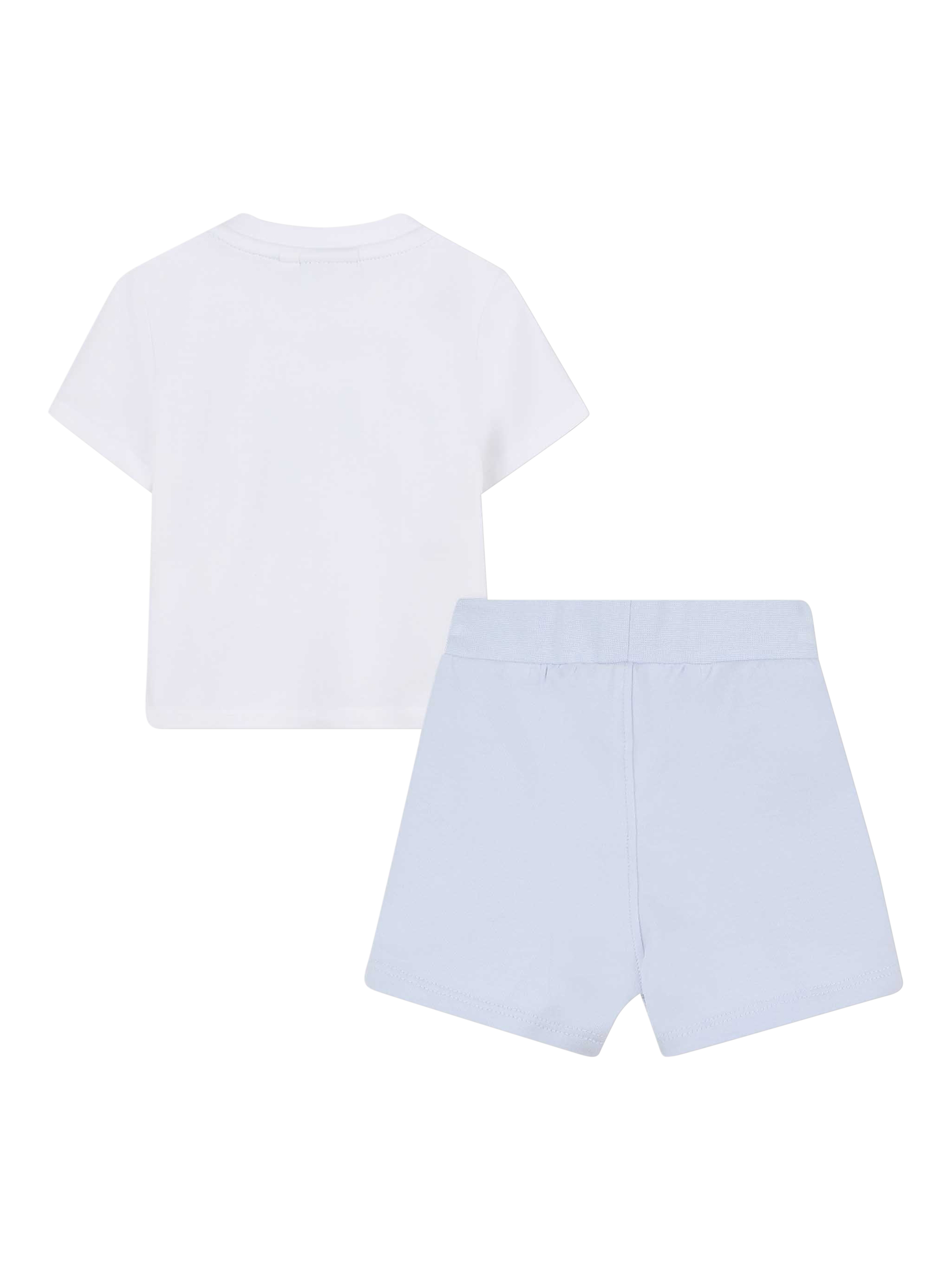 Product image 2 of 2, which shows HUGO BOSS Baby Cotton Short Sleeved T-Shirt and Shorts Set, White, 3 months