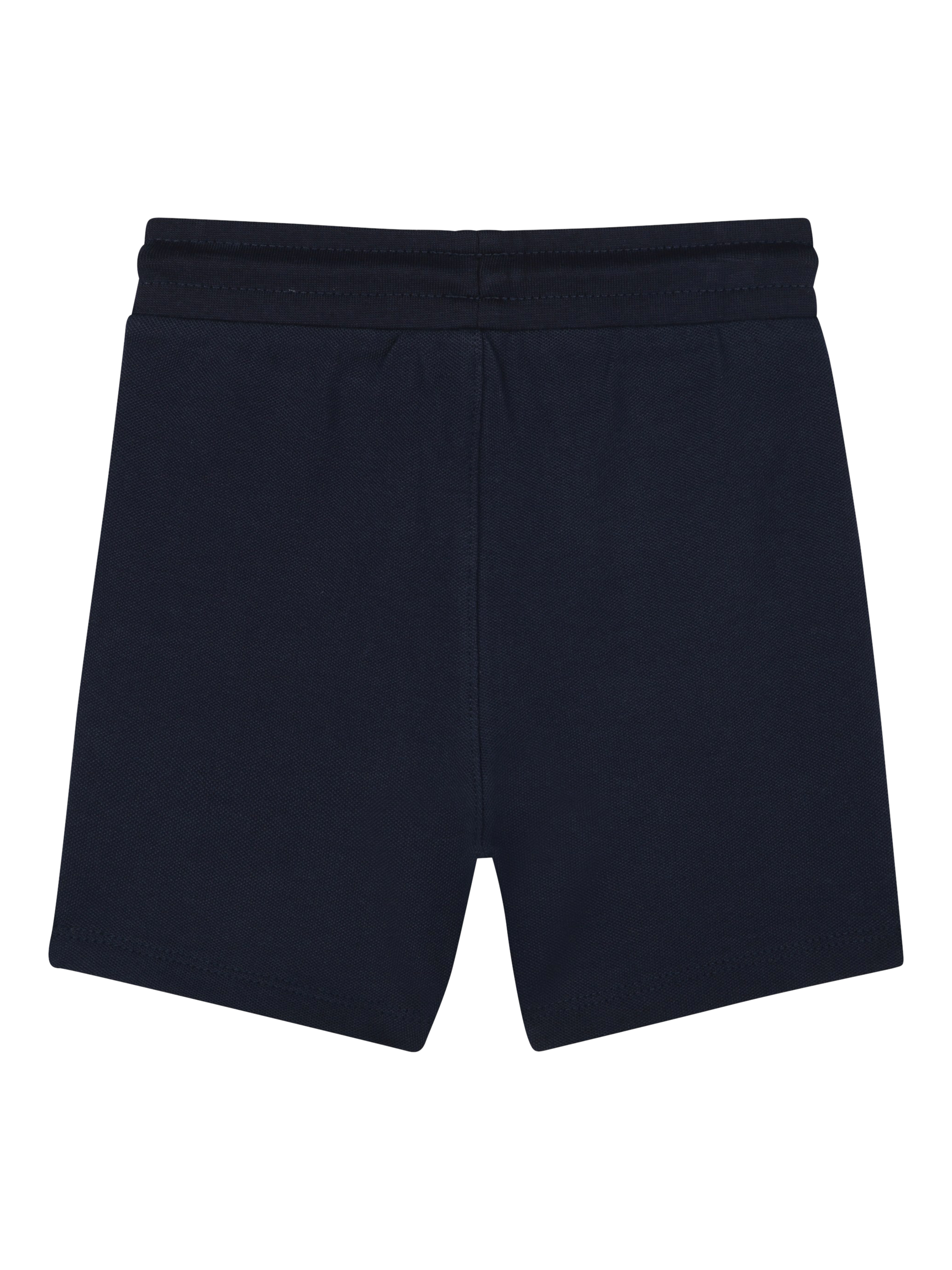 Product image 2 of 2, which shows HUGO BOSS Kids' Cotton Drawstring Shorts, Navy, 2 years