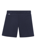HUGO BOSS Kids' Cotton Blend Fleece Elasticated Shorts, Navy