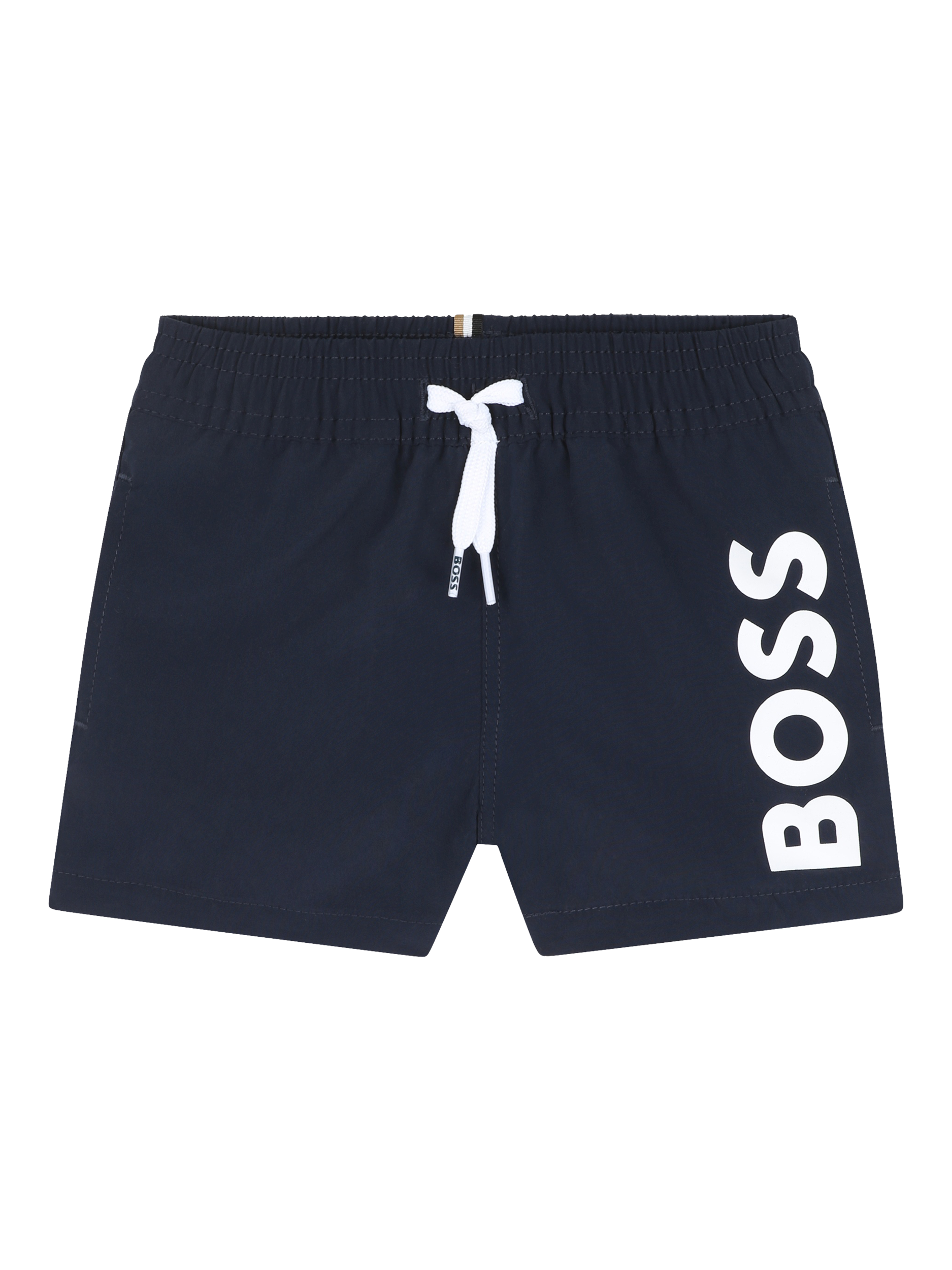 Product image 1 of 2, which shows HUGO BOSS Baby Swim Shorts, Navy, 2 years