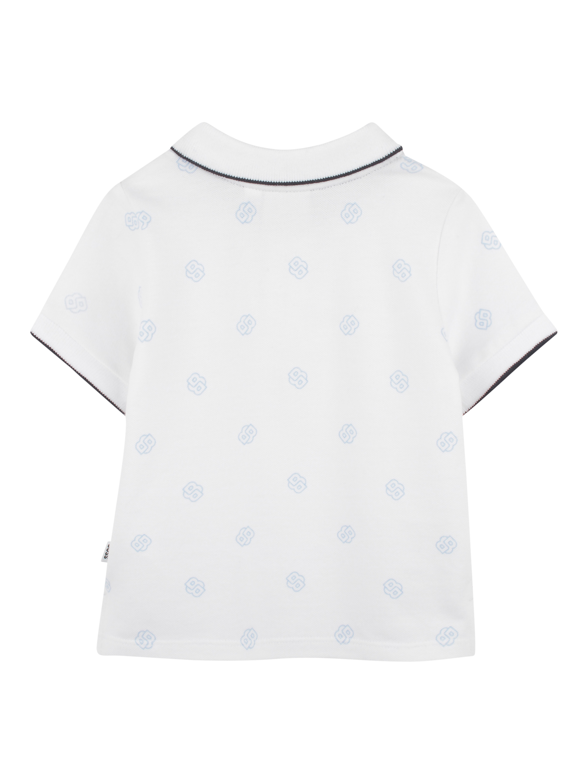 Product image 2 of 2, which shows HUGO BOSS Baby Printed Polo Shirt, White, 2 years