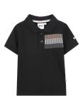 HUGO BOSS Baby Printed Polo Shirt, Black